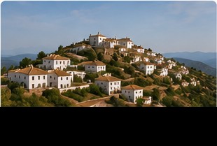 Whitewashed village of Comares